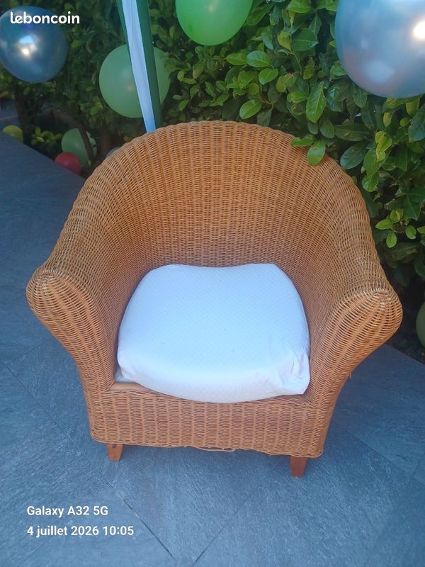 Fauteuils en osier
