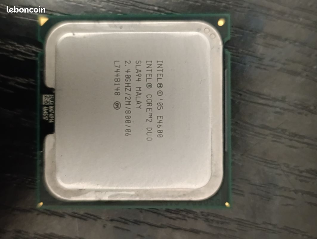 Processeur INTEL Core 2 Duo E4600 + Ventirad AVC (Socket LGA 775) (image 2)