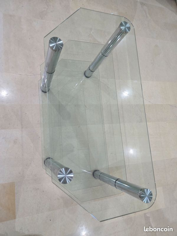 Table basse en verre (image 5)