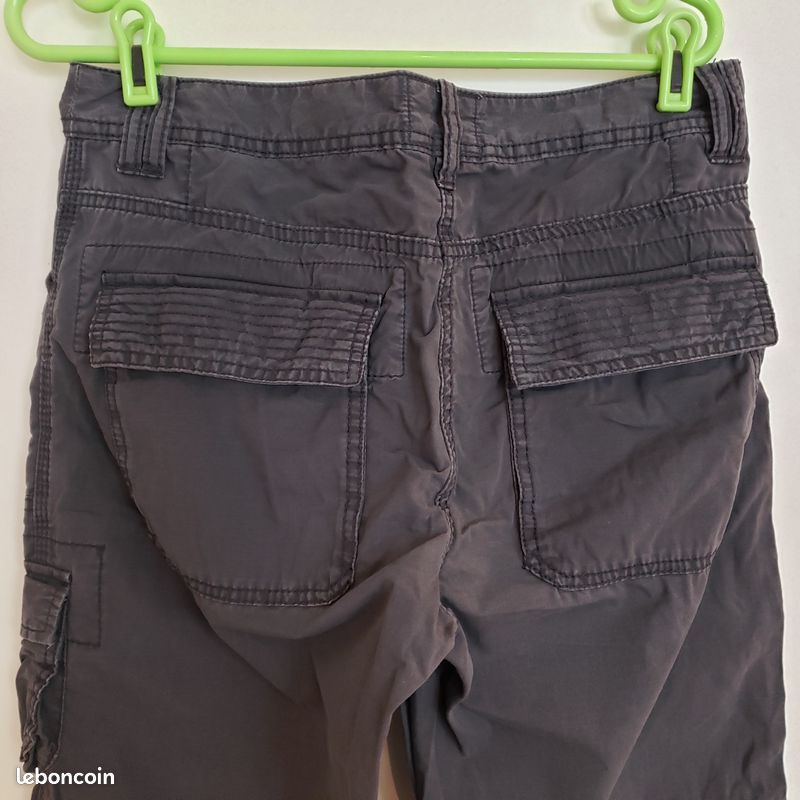 Pantalon gris anthracite multipoches (image 7)