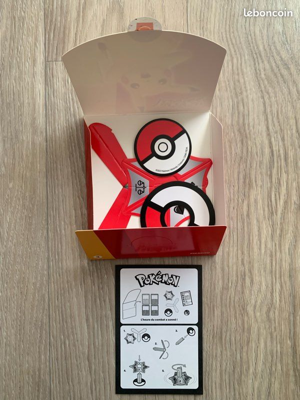 Lot de 3 pochettes Pokmon McDonald's 2023  Pikachu, Caninos & Brindibou  (sans boosters) - Collection