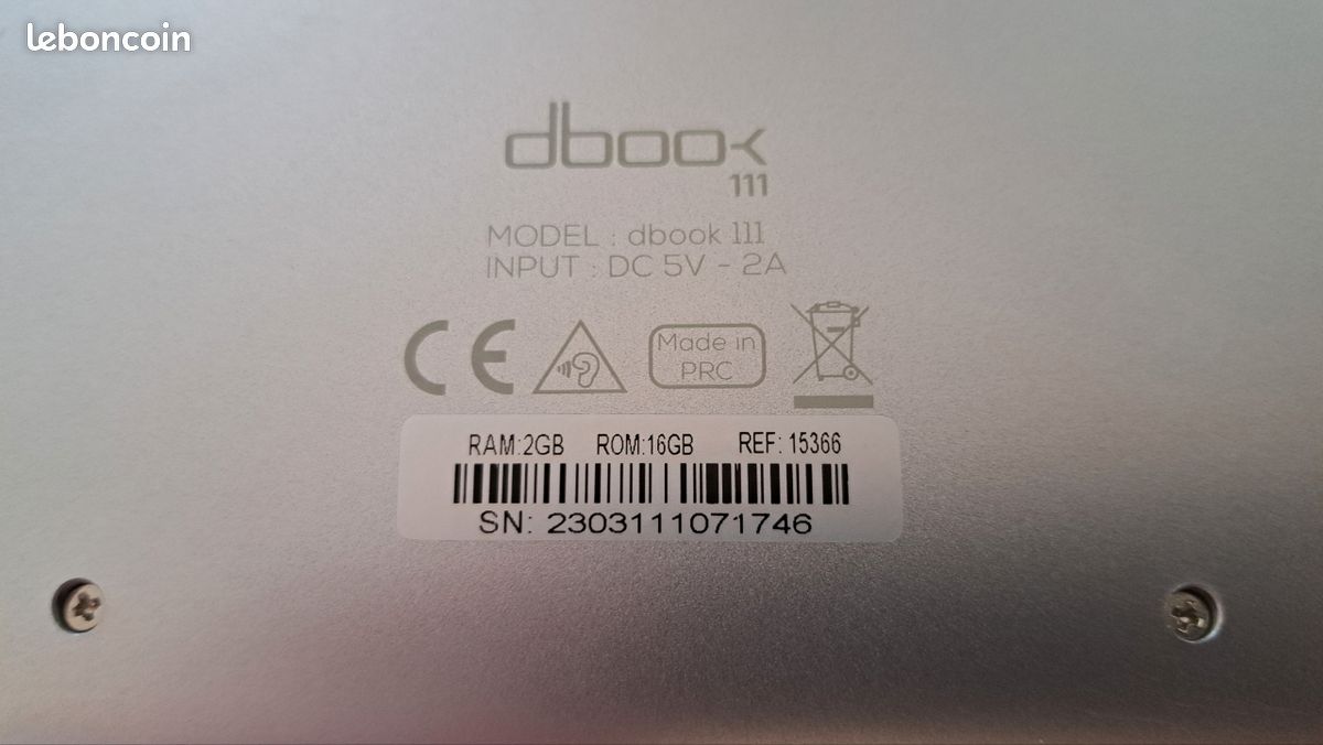 Danew DBook 111 10,1 (16 Go HDD, Allwinner A133, 1,6GHz, 2 Go RAM) Ordinateur Portable - Argent | Achetez sur