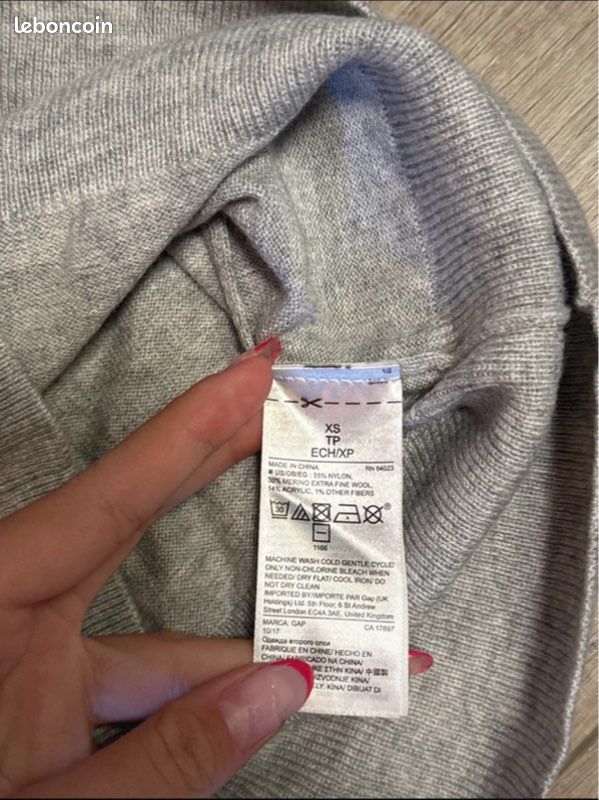 Sweat Gris Fille Name It Fobirte | Espace des marques