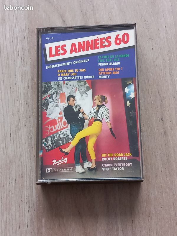 1 cassette audio les années 60 vol 2 (image 1)