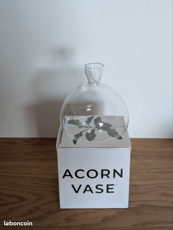 Vase Ancien Ilex Studio transparent très bon état (image 2)