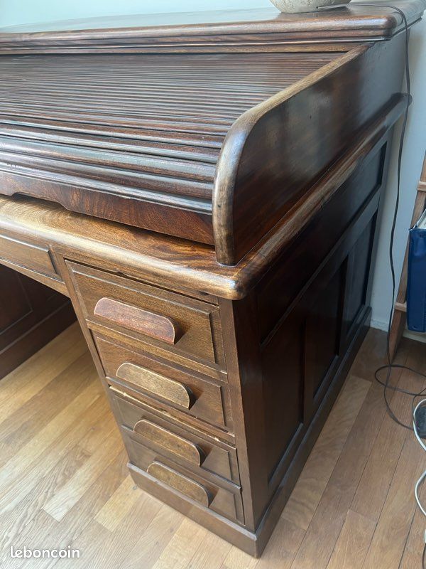 Bureau américain Roll Top (image 6)