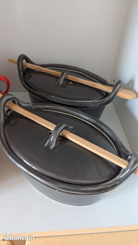 Lot de 2 Mini cocottes ovale (image 1)