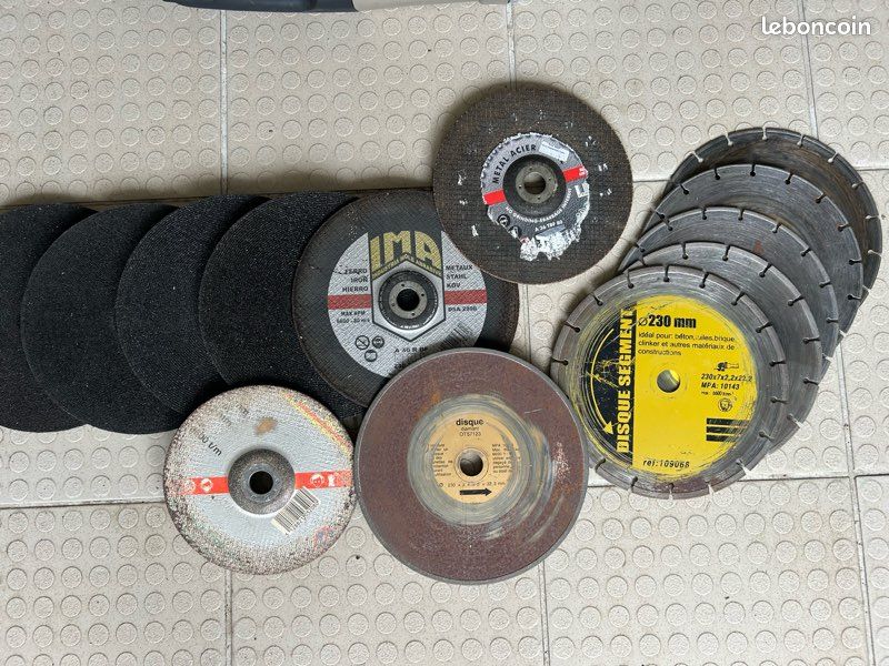 Disqueuse - meuleuse 230 mm Far Tools + disques (image 5)