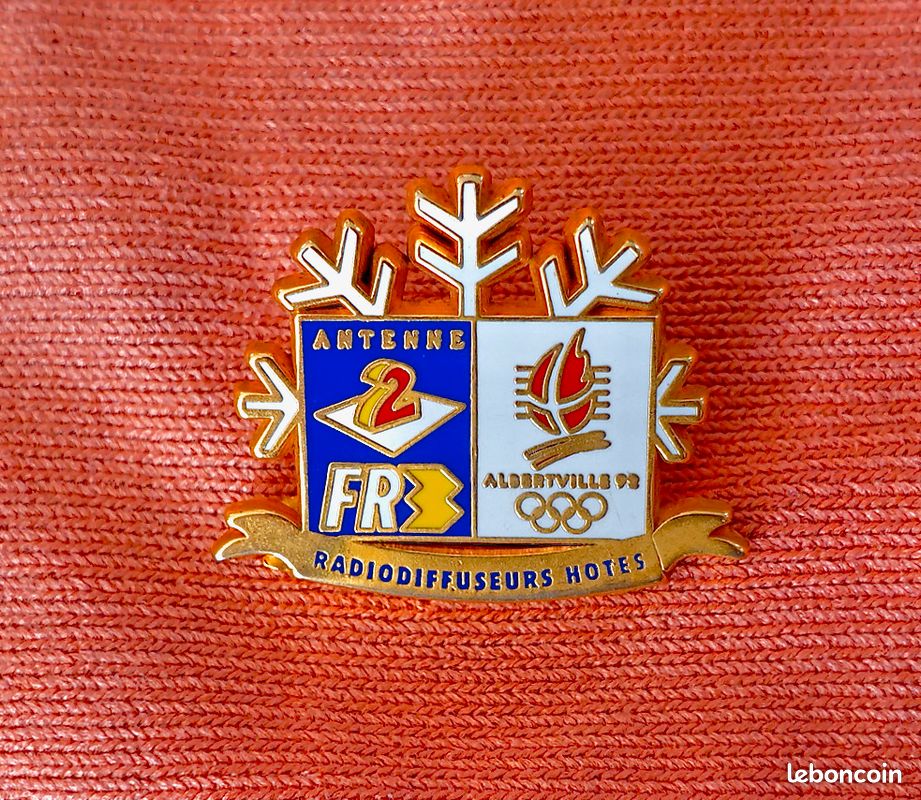 Pin's Antenne 2 / FR3 – Radiodiffuseurs – JO Albertville 1992