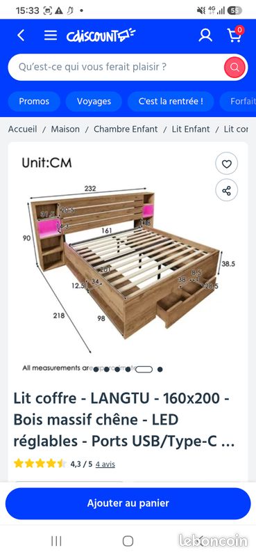 Lit coffre (image 2)