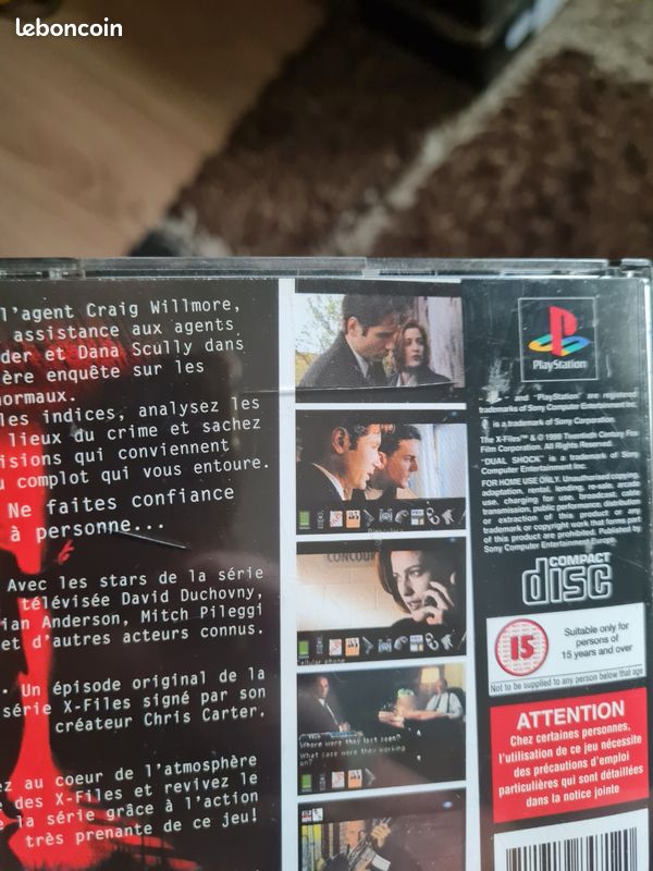 The X-files ps1 complet Jeux vidéo