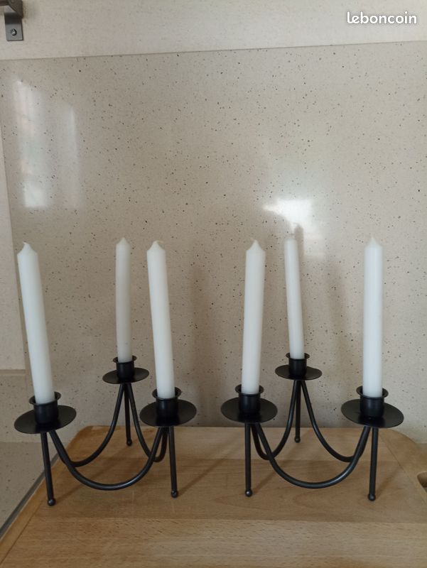 Lot de 2 chandeliers (image 1)