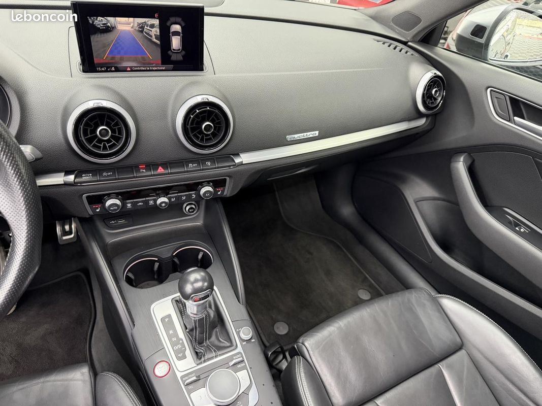 AUDI S3 (334EUROS/MOIS) 8V ABT Sportback 2.0 TFSI 380CV TOIT OUVRANT/SIEGE CHAUFFANT (image 12)