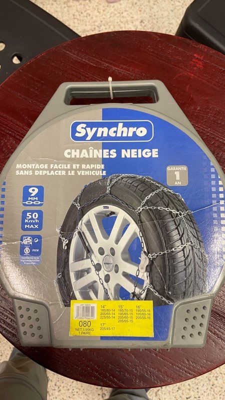 CHAINES NEIGE 9MM 80 X2