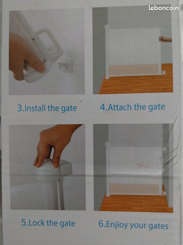 Barrière enroulable pour protéger escalier (image 10)