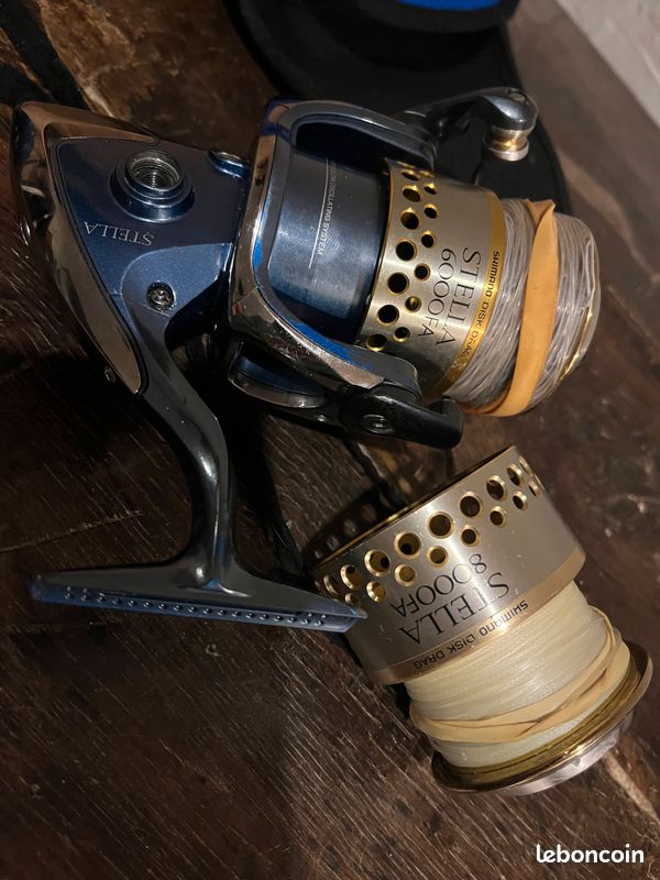 Moulinet De Pêche Shimano Stella AR3000 - Occasion, état D'usage, Petites Rayures