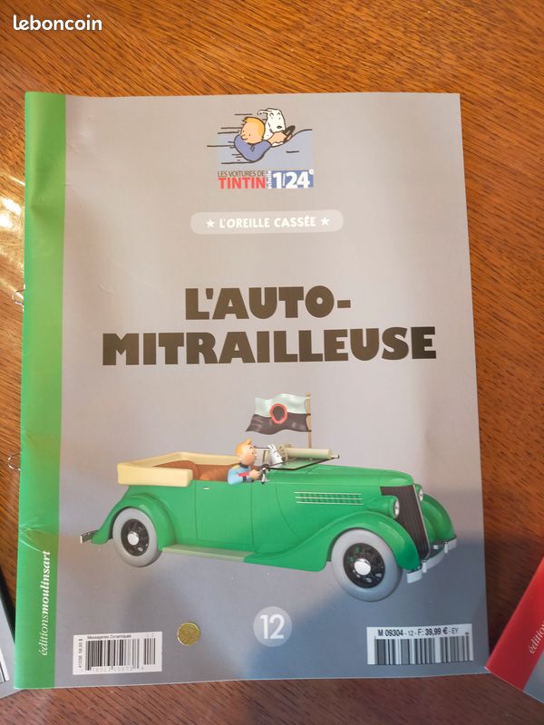 Tintin Ford T N°5 – Collection Hachette 1/24, Voiture De Tintin Neuve En Boîte