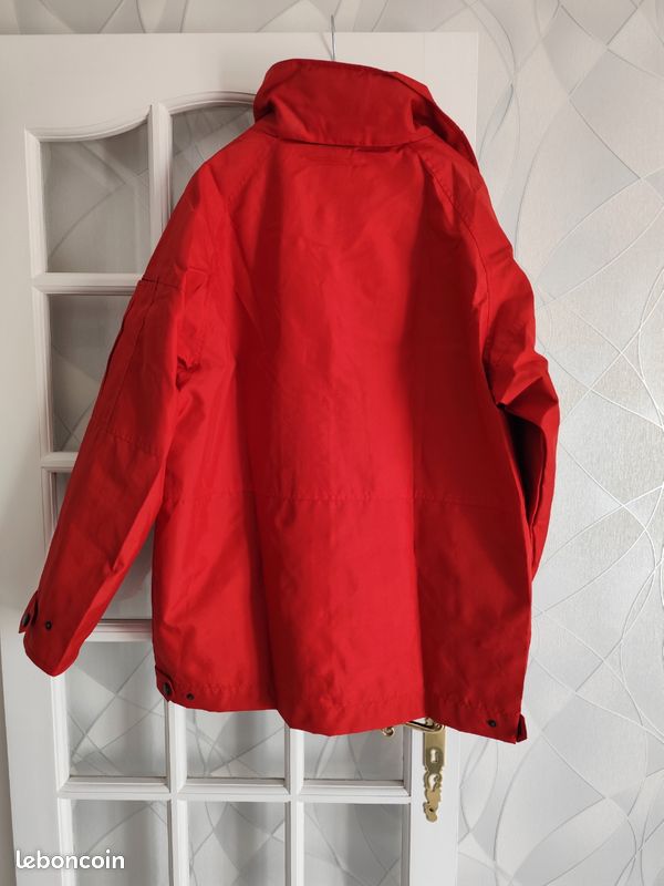 Veste de pluie imperméable coupe-vent Eddie Bauer Parka M à capuche