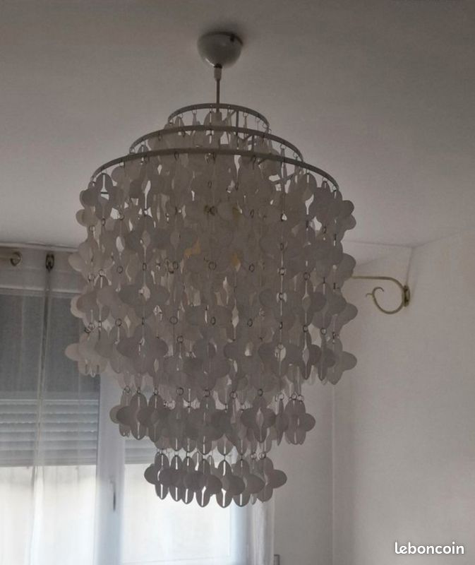 Lustre blanc design 3 étages – suspension moderne élégante (image 6)