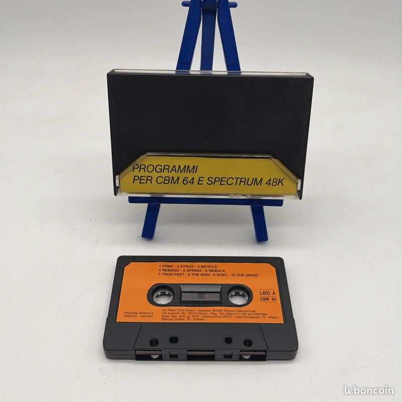 Cassette De Jeu Du Commodore 64 Des Années 1980 De Star Wars Photo stock éditorial - Image du