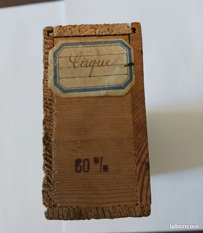 Diapositivas de vidrio - Plaque de verre illustrée et coloriée à la