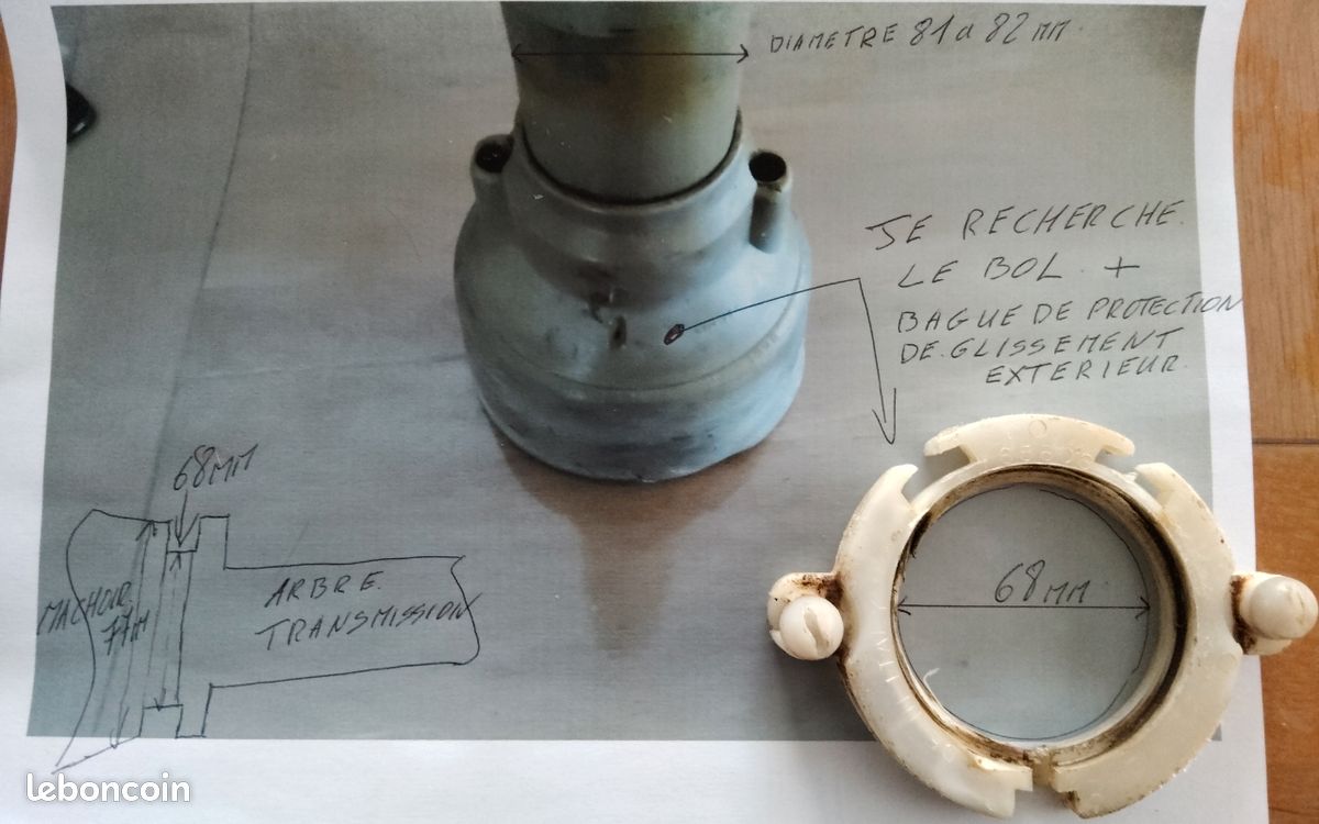 Bole de protection pour cardan agricole - Bricolage