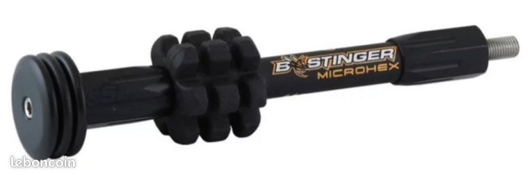 Kit Stabilisateur Bee Stinger Microhex Xtreme – Noir Mat – 10 Et 8 Pouces – Neuf