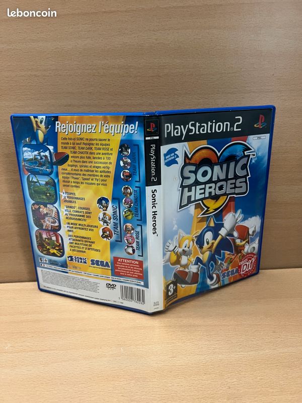PS2 : Sonic Heroes -COMPLET - Français- • EUR 7,99 - FR
