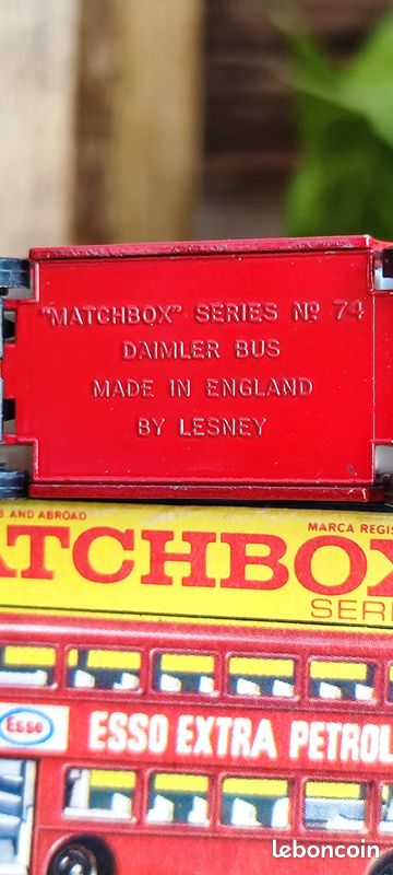Ancienne miniature Matchbox Lesney Daimler superfast bus londonien (image 6)