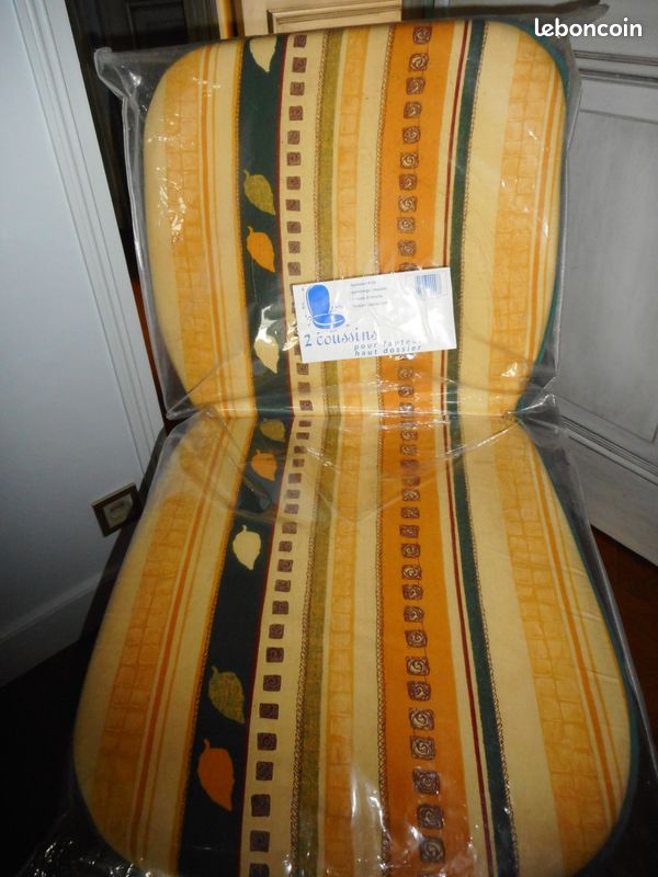 Lot 6 coussins chaise de jardin (image 2)