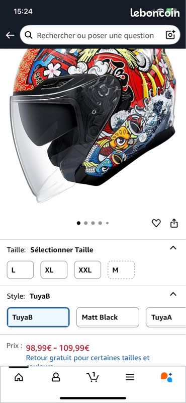 Casque De Moto Homologué ECE 22.06 - Casque Intégral Avec