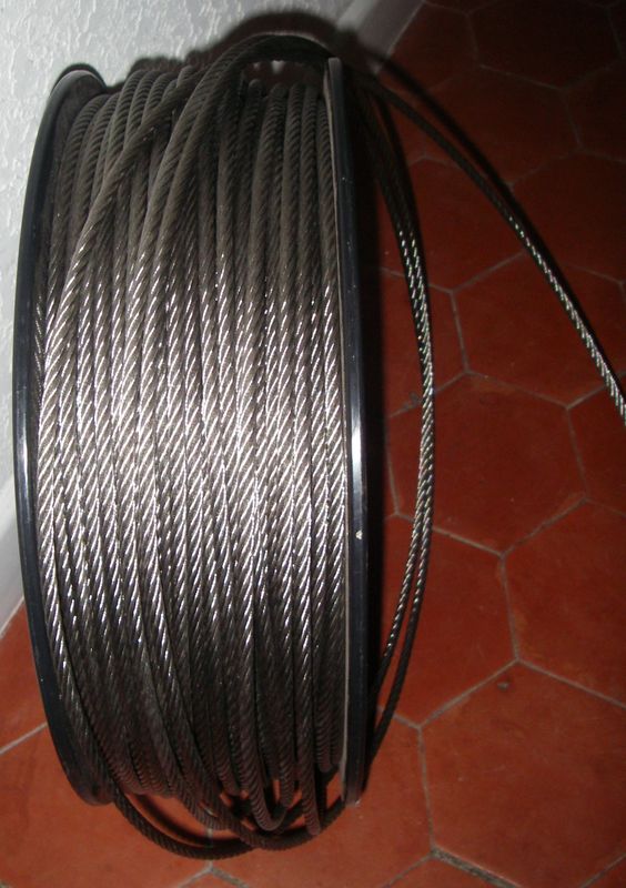 Cable inox 3mm Rouleau 100 mètres - Équipement nautisme