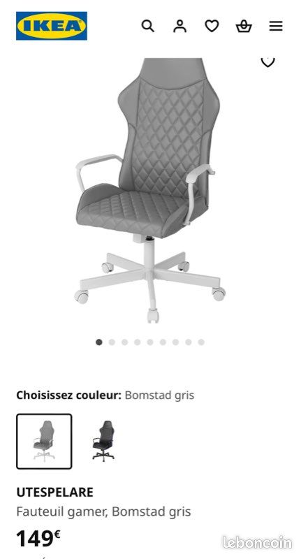 Fauteuil gaming IKEA (image 4)