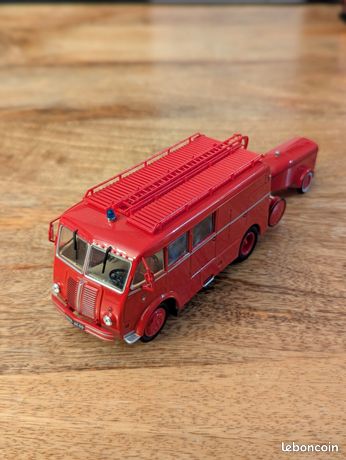 CPI5 camion POMPIER 1/43 Hachette Autopompa Berliet GBD France 1979 Sa – Jumajo