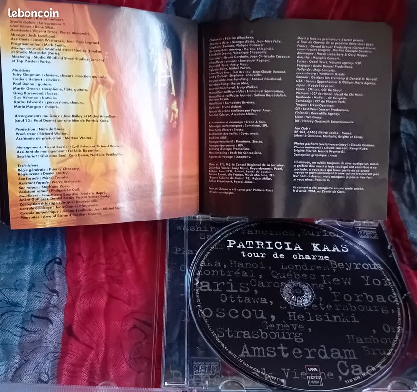 Cd Patricia Kaas " Tour de charme" (image 12)