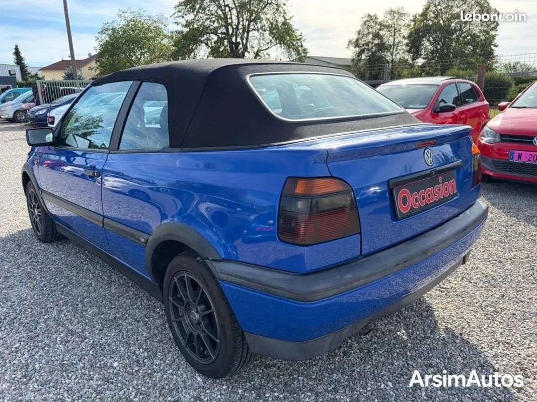 Volkswagen golf 3 cabriolet 1.6 edition karmann (image 6)