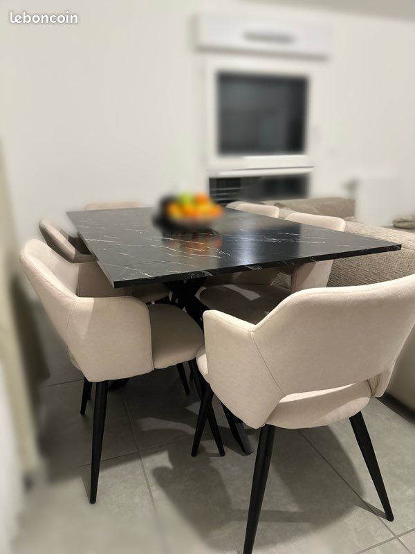 Table à manger avec chaise (image 1)