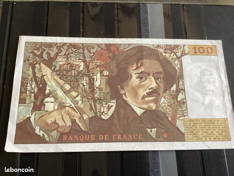 Billet Delacroix 100 francs (image 2)