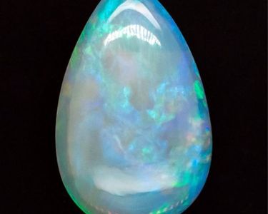 RARE ! OPALE BLANCHE JAUNE MULTICOLORE D'ETHIOPIE : 3,19