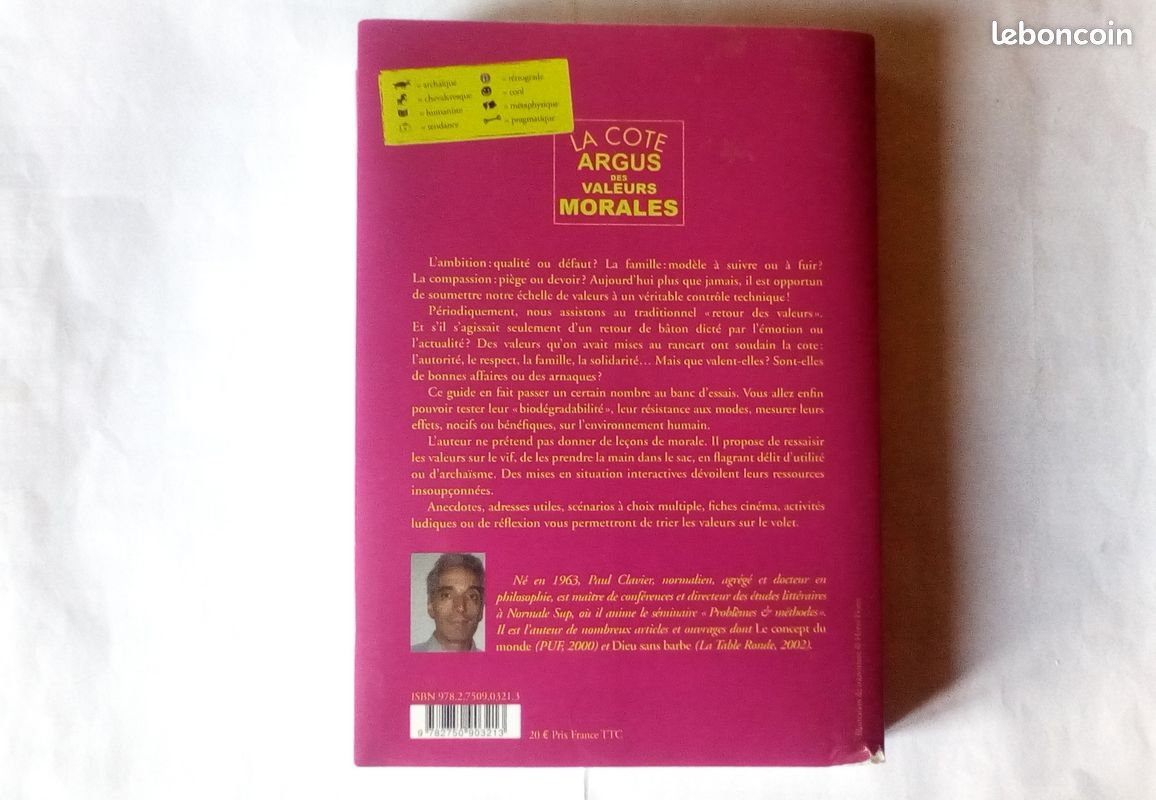 La cote argus des valeurs morales ( Paul Clavier) (image 2)