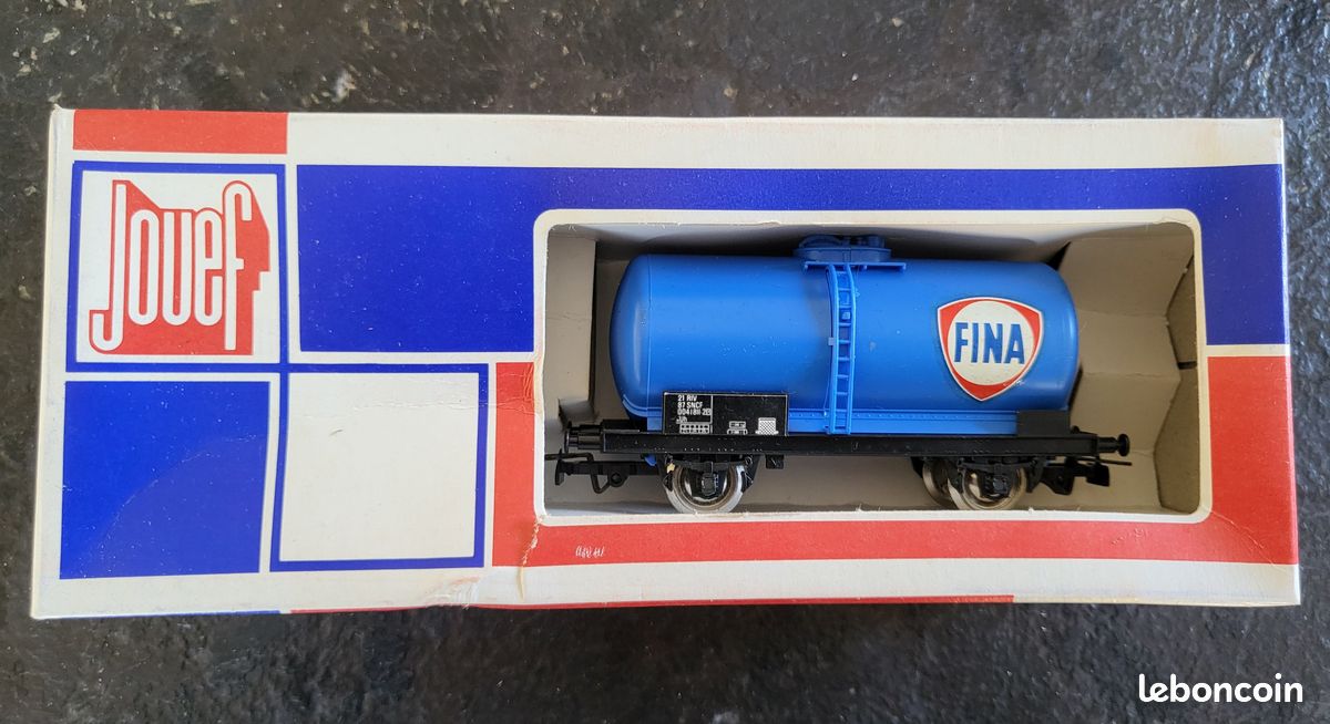 Jouef 6575 Ho Sncf Wagon Trémie Bogie Fond Ouvrant Rhône-Poulenc Neuf Boite Tric