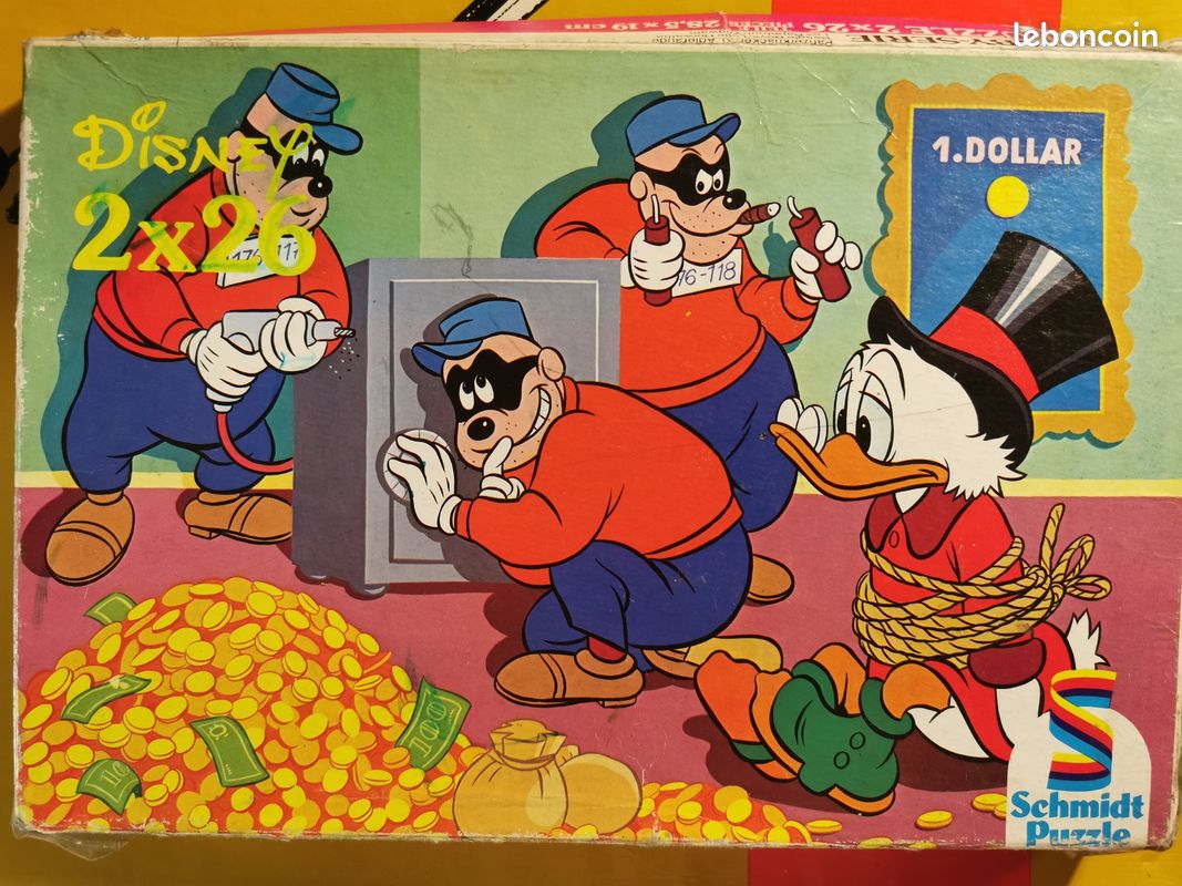 Lot de 5 puzzles différents de 60-15-24-26 pièces "vintage (image 5)