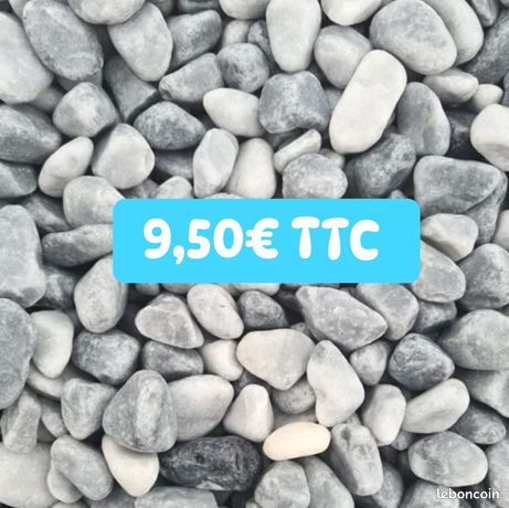 Galet Décoratif Gris Anthracite 🪴 Jardin Plantes