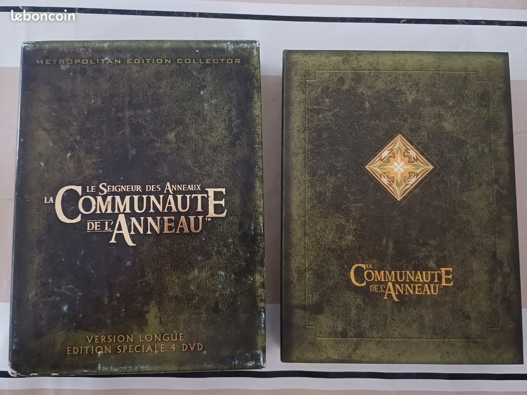DVD le seigneur des anneaux, la communauté de l'anneau, coffret, version longue 4 DVD, édition spéciale (image 1)