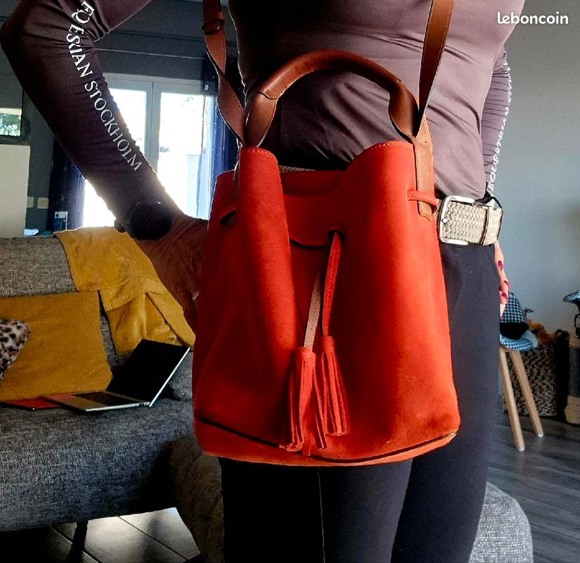 Sac Seau Le Saxo Gerard Darel Bucket Bag Darel Saxo Gérard Darel