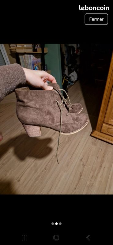 Boots style nubuck taille 40 poti pati (image 2)