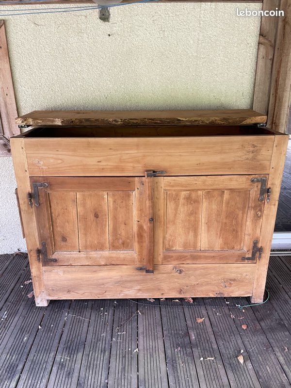 Meuble de métier ancien bois massif (image 1)