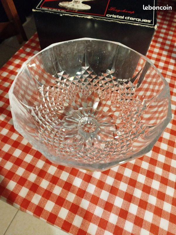 Coupe Longchamp en cristal d'Arques (image 2)