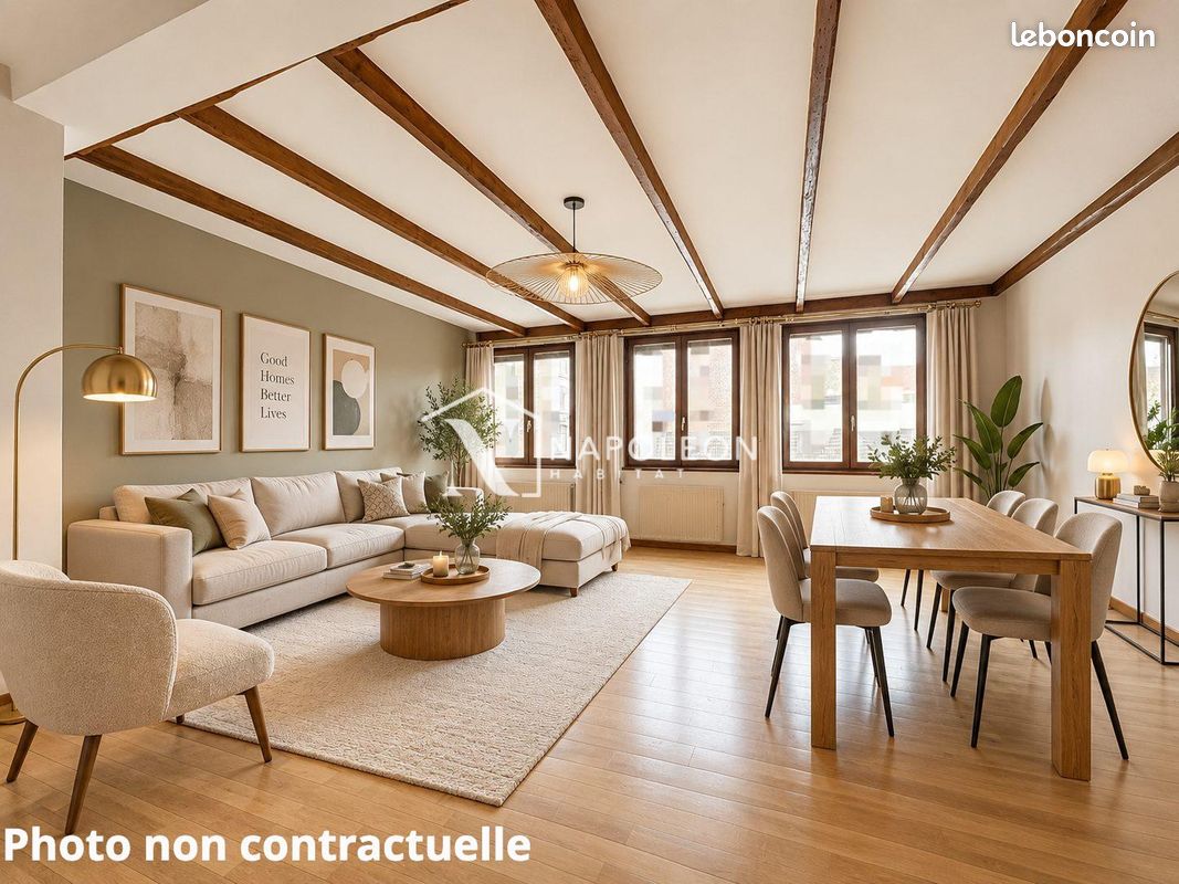 Appartement 3 pièces 77 m² · à Lille · 76,5 m² · 220 000 €