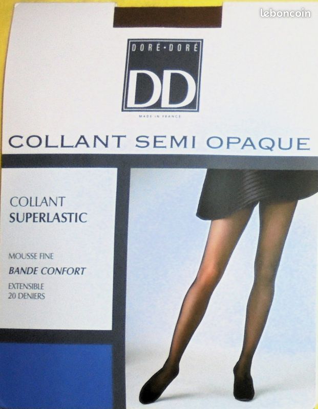 Bas micromesh PIGALLE coloris Beige. Taille 3. Vintage RHT stockings
